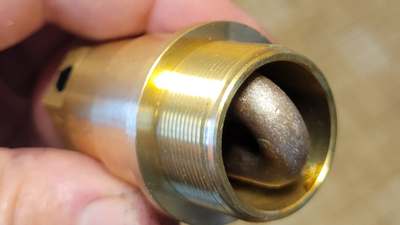 A block heater element for an engine