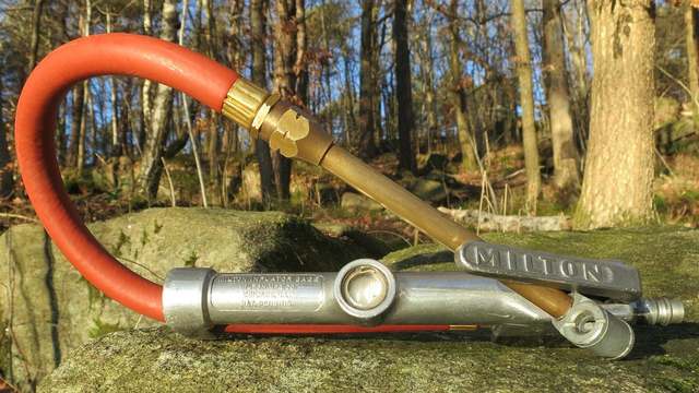 A Milton tire inflator gauge
